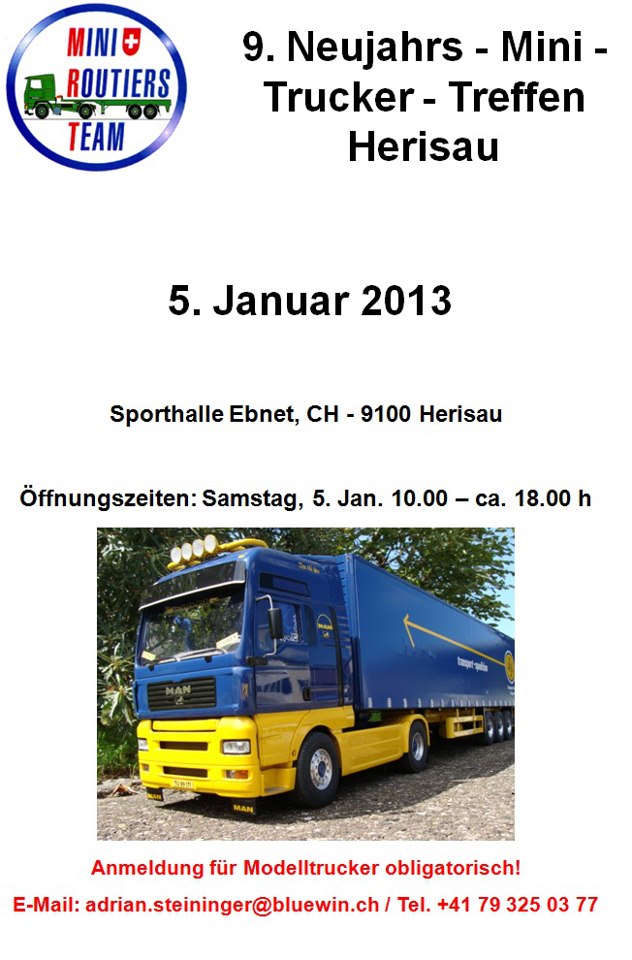 9. Neujahr-Mini-Trucker Treffen Herisau